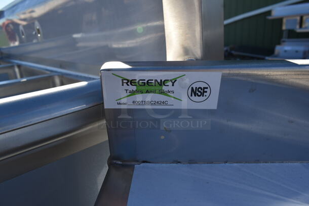 BRAND NEW SCRATCH AND DENT! Regency  600TSSC2424C Stainless Steel Commercial Single Bay Sink. - Image 5 of 7