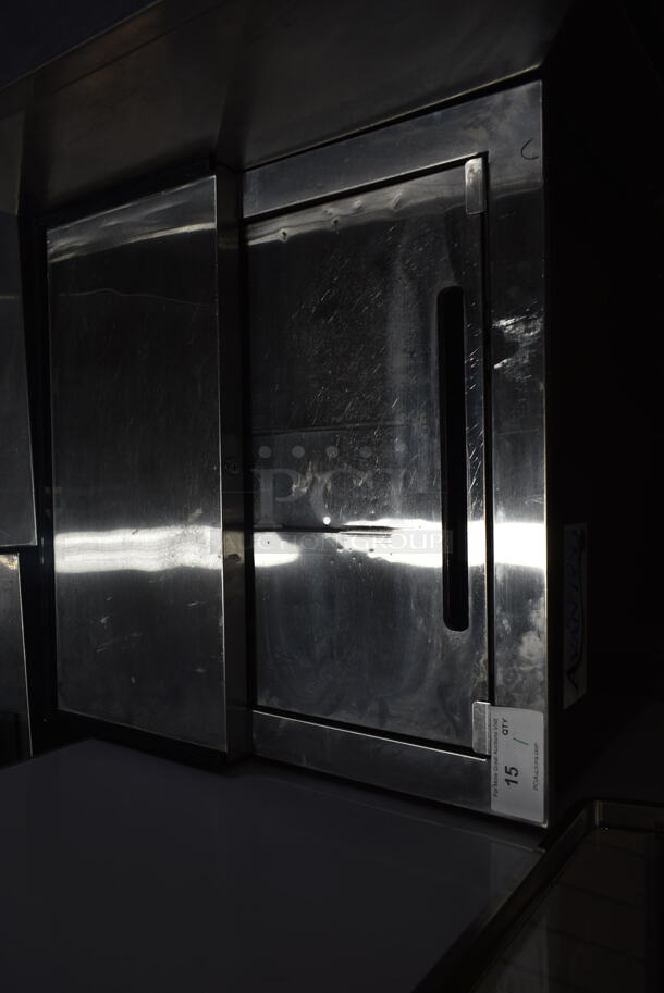 Avantco 178GF25HC Stainless Steel Commercial Back Bar Bottle Cooler w/ Sliding Lid. 115 Volts, 1 Phase. Tested and Powers On But Does Not Get Cold
 - Image 2 of 5
