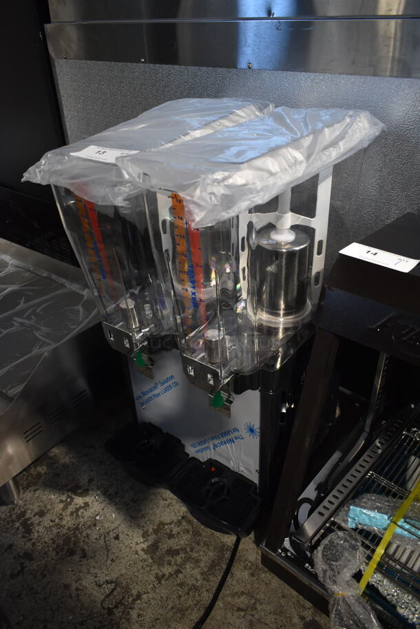 BRAND NEW SCRATCH AND DENT! 2023 Narvon JETCOF 240M Stainless Steel Commercial Double 5 Gallon Bowl Refrigerated Beverage Dispenser. 120 Volts, 1 Phase. Tested and Working! - Image 2 of 5