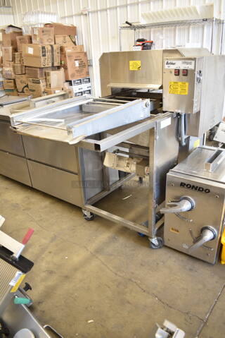 Belshaw TG-50 Stainless Steel Commercial Floor Style Thermoglaze Icing Station. Comes w/ Commercial Casters. 208 Volts, 1 Phase.