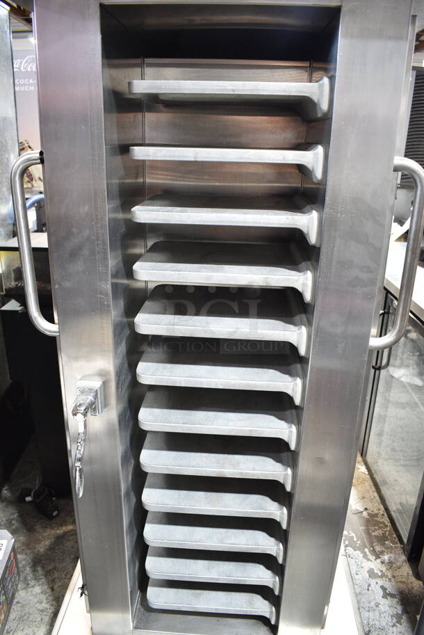 ServoLift Eastern Stainless Steel Commercial Heated Holding Cabinet on Commercial Casters. Cannot Test Due To Plug Style - Image 4 of 5