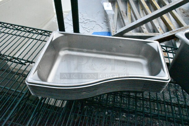 Green Finish 5 Tier Wire Shelving Unit on Commercial Casters w/ Contents Including Stainless Steel Cylindrical Bins. BUYER MUST DISMANTLE. PCI CANNOT DISMANTLE FOR SHIPPING. PLEASE CONSIDER FREIGHT CHARGES.  - Image 7 of 10