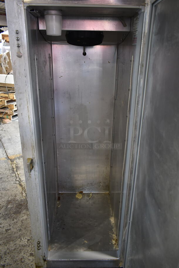 2016 Continental 1F Stainless Steel Commercial Single Door Reach In Freezer on Commercial Casters. 115 Volts, 1 Phase. Tested and Working! - Image 6 of 8