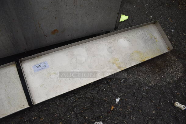 Metal Wall Mount Shelf w/ Brackets. 48x12x8 - Image 2 of 3
