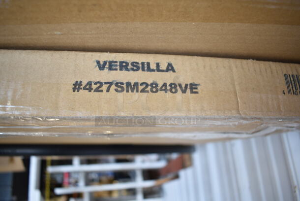 4 BRAND NEW SCRATCH AND DENT! Lancaster Table & Seating 427SM2848VE  Excalibur 27 1/2" x 47 3/16" Rectangular Table Top with Smooth Versilla Finish. 4 Times Your Bid! - Image 3 of 6