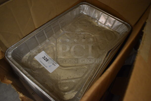 ALL ONE MONEY! Lot of Aluminum Foil Pans. 13x21x2 - Image 2 of 2