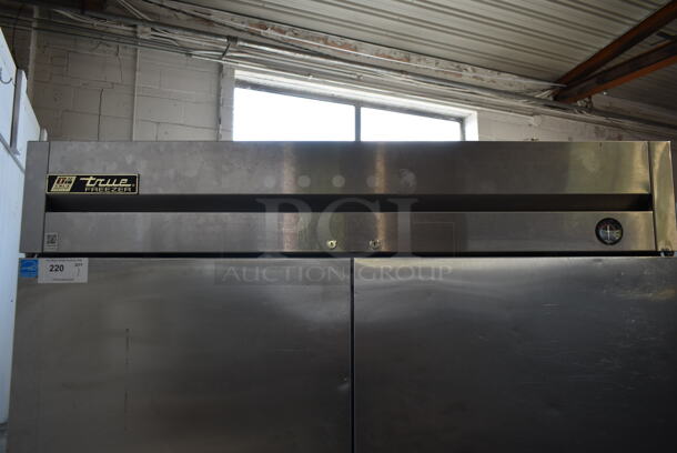 2013 True T-49F ENERGY STAR Stainless Steel Commercial 2 Door Reach In Freezer w/ Poly Coated Racks on Commercial Casters. 115 Volts, 1 Phase. Tested and Working! - Image 2 of 7