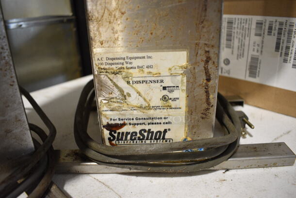 Sure Shot Model AC 6E Stainless Steel Commercial Countertop Sugar Dispenser. 120 Volts, 1 Phase. 7x12x23 - Image 4 of 5
