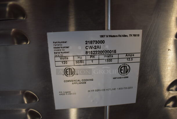 Adcraft CW-2Ai Stainless Steel Commercial Countertop Food Warmer. 120 Volts, 1 Phase. 14.5x23x10. Tested and Working! - Image 6 of 6