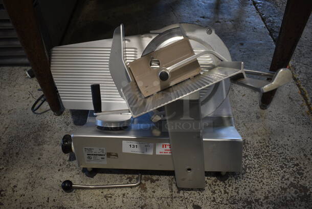 Bizerba Commercial Stainless Steel Electric Countertop Meat Slicer. 115 Volt 1 Phase Tested and Working!