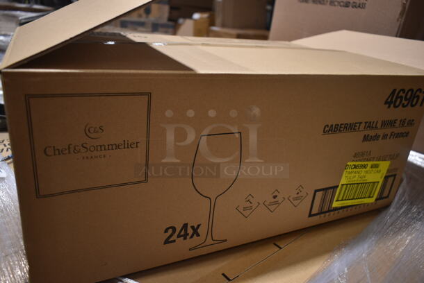 PALLET LOT of 16 Boxes of 24 BRAND NEW Chef & Sommelier 46961 Cabernet 16 oz. Tall Wine Glass by Arc Cardinal. 16 Times Your Bid! - Image 7 of 7