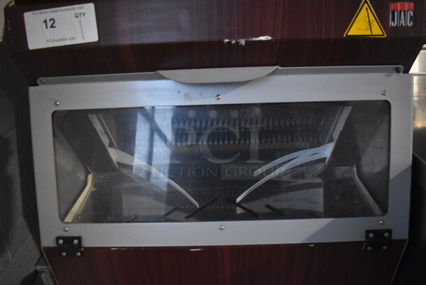 JAC Metal Commercial Floor Style Bread Loaf Slicer on Commercial Casters. 115 Volts, 1 Phase. 23.5x24x53. Tested and Working! - Image 6 of 6