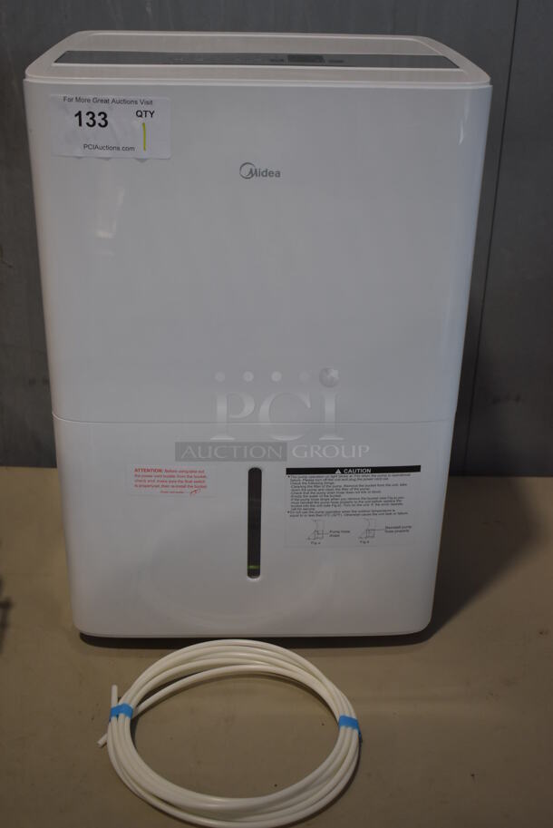BRAND NEW SCRATCH AND DENT! Midea MAD70P1YWS Metal Dehumidifier. 115 Volts, 1 Phase. Tested and Working! - Image 4 of 6