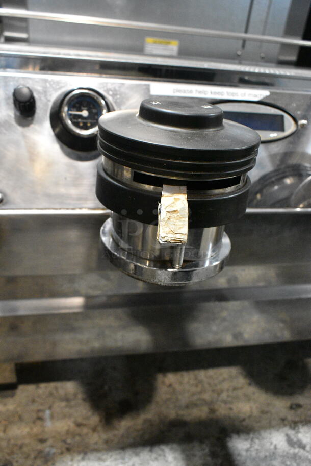 La Marzocco Strada 3MP Stainless Steel Commercial Countertop 3 Group Espresso Machine w/ 2 Portafilters and 2 Steam Wands. 220 Volts, 1 Phase. - Image 3 of 8