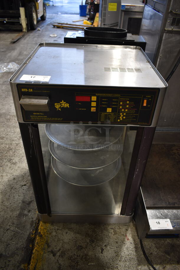 Star HFD-2A Stainless Steel Commercial Countertop Heated Holding Display Warner Merchandiser. 120 Volts, 1 Phase. Tested and Working!