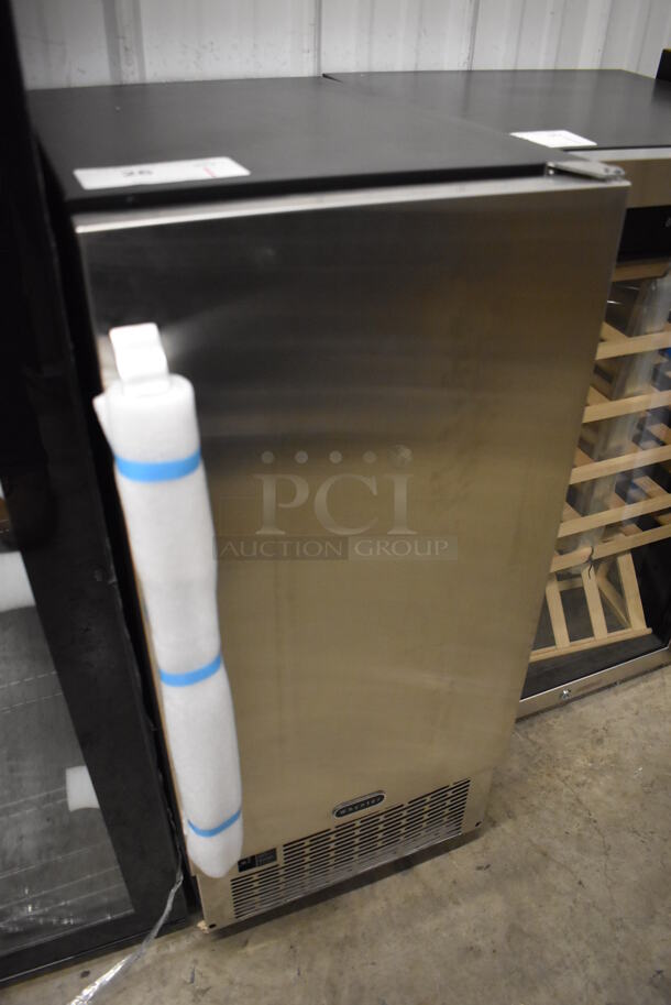 BRAND NEW SCRATCH AND DENT! 2022 Whynter UIM-502SS Stainless Steel Self Contained Ice Machine. 115 Volts, 1 Phase. 15x24x33. Tested and Working! - Image 3 of 7