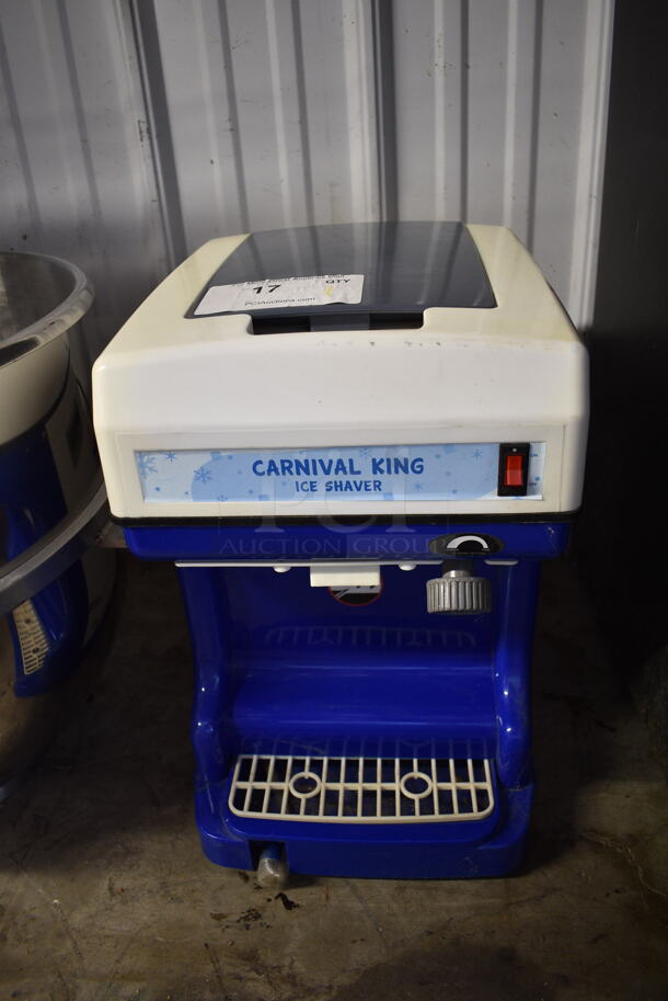 BRAND NEW SCRATCH AND DENT! Carnival King 382ICS250 Metal Countertop Ice Shaver. 120 Volts, 1 Phase. Tested and Working! - Image 2 of 6