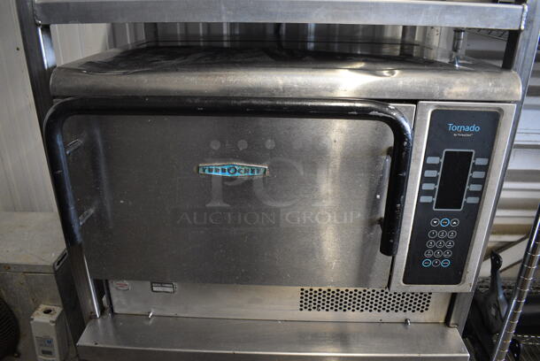 2 2011/2015 Turbochef Model NGCD6 Tornado Stainless Steel Commercial Countertop Electric Powered Rapid Cook Ovens on Stainless Steel Commercial 2 Tier Equipment Stand on Commercial Casters. 208/240 Volts, 1 Phase. 30x30x60. 2 Times Your Bid! - Image 3 of 9
