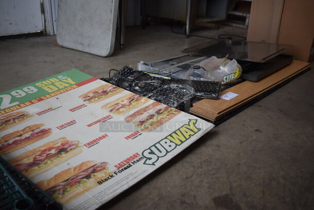 ALL ONE MONEY! Lot of Various Items Including Lid for Beverage Machine, Keyboards, Metal Panels - Image 4 of 6