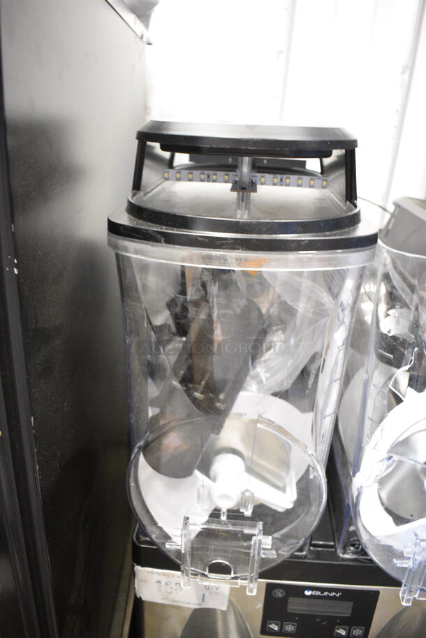 BRAND NEW SCRATCH AND DENT! 2023 Bunn ULTRA NX Stainless Steel Commercial Countertop Double 3 Gallon Slushy Machine. 120 Volts, 1 Phase. Tested and Working! - Image 5 of 7