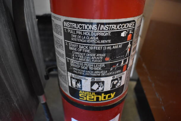 Ansul Sentry Wet Chemical Fire Extinguisher. 9x5x20. Buyer Must Pick Up - We Will Not Ship This Item - Image 4 of 4