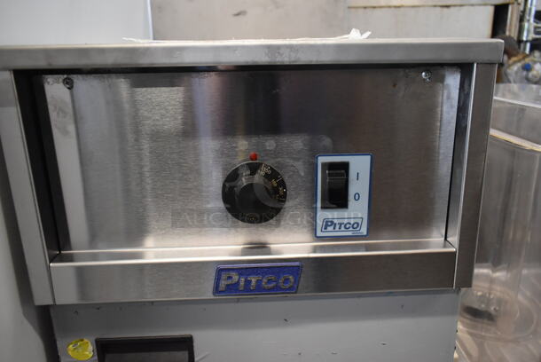 2019 Pitco Frialator E35 Stainless Steel Commercial Floor Style Electric Powered Deep Fat Fryer. 208 Volts, 3 Phase. - Image 5 of 7