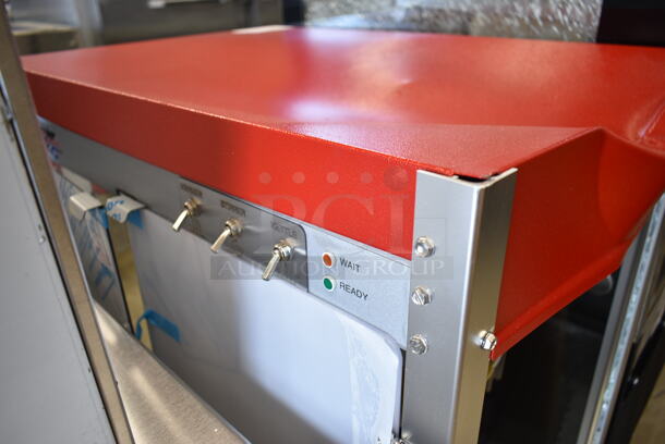 BRAND NEW SCRATCH AND DENT! Paragon TP-16 1116810 1116810 Classic Pop 16 oz. Popcorn Machine. See Pictures for Glass Damage. 120 Volts, 1 Phase. Cannot Test Due To Plug Style - Image 5 of 12