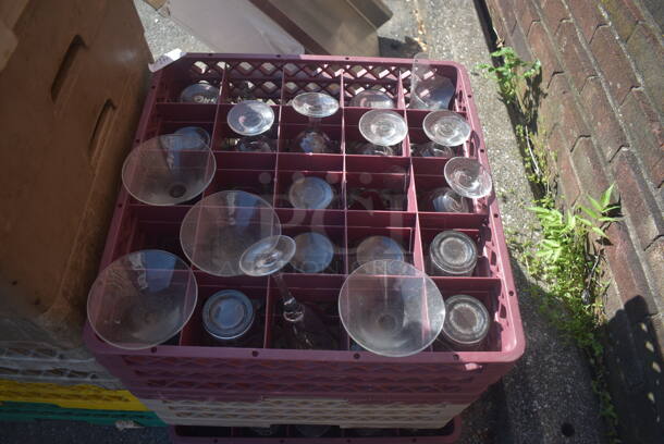 ALL ONE MONEY! Lot of Caddies In Variety of Colors, Wine Glasses, Cocktail Glasses AND MORE!  - Image 2 of 5
