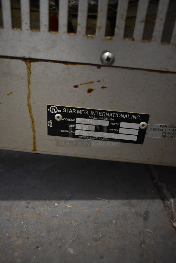Star CCOH-3 Stainless Steel Commercial Countertop Electric Powered Convection Oven. 120 Volts, 1 Phase. Tested and Working! - Image 5 of 6