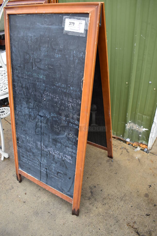 3 Blackboard Signs. 24x3x50. 3 Times Your Bid! - Image 2 of 5
