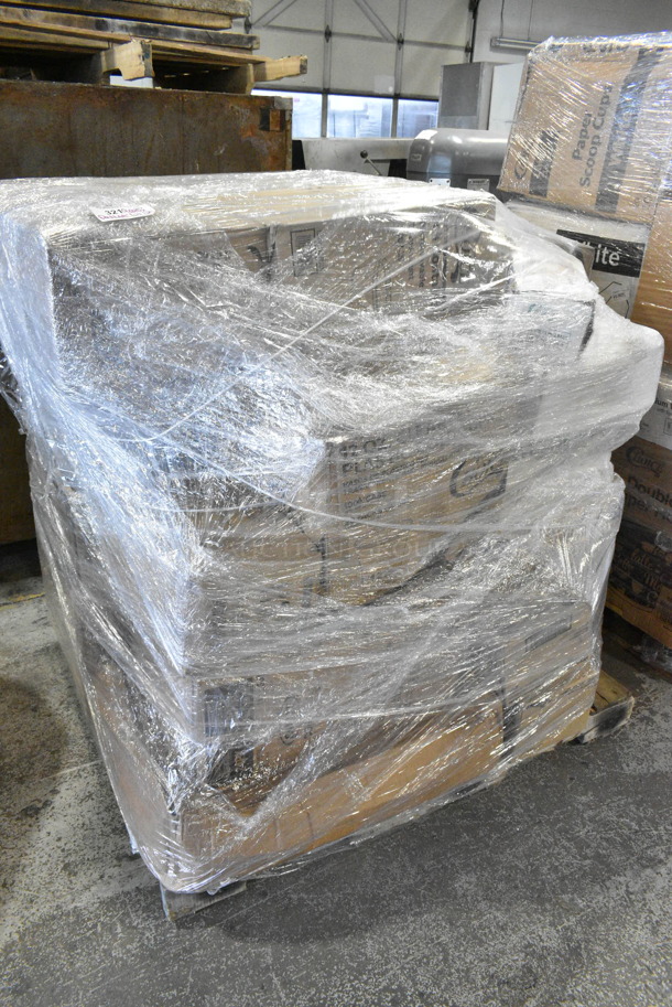 20 BRAND NEW Boxes Including 127RD12BULK Choice 12 oz. Customizable Microwavable Translucent Round Deli Container - 500/Case, 500CC12 Choice Clear PET Customizable Plastic Cold Cup - 12 oz. - 1000/Case, 5002BNAPWH Choice 2-Ply White Beverage / Cocktail Napkin - 3000/Case, Choice Insulated Foil Sandwich Wrap Sheets. 20 Times Your Bid!  - Image 1 of 12