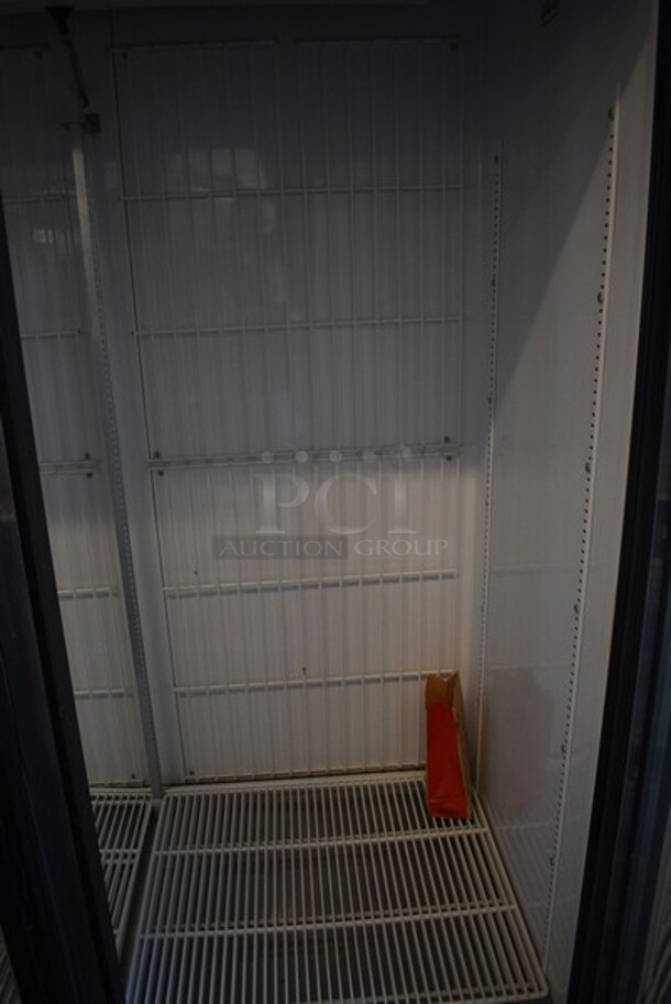 2013 True Model GDM-49F-LD Metal Commercial 2 Glass Door Reach In Freezer Merchandiser w/ Poly Coated Racks. 115/208-230 Volts, 1 Phase. 54x30x76.5. - Image 5 of 6
