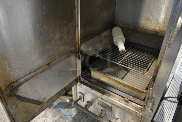 L&T Restaurant Model SH-24 Stainless Steel Commercial Natural Gas Powered Vertical Chinese Smoker. 60,000 BTU. 24x28x77 - Image 5 of 6
