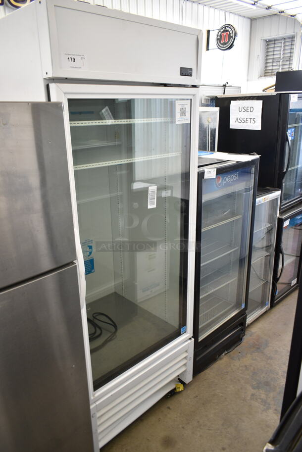 2023 True TSCI-600R-G-PH Commercial Single Door Cooler Merchandiser w/ Poly Racks. 115 Volts, 1 Phase. Tested and Working! - Image 2 of 6