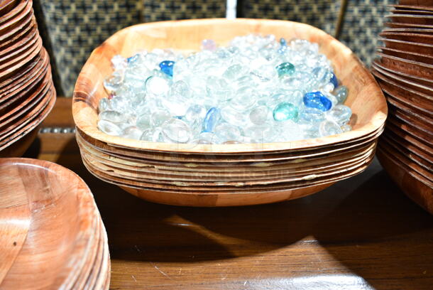 ALL ONE MONEY! Lot of Wood Pattern Bowls.  - Image 5 of 6