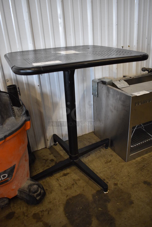Black Metal Table. 24x24x29 - Image 3 of 4
