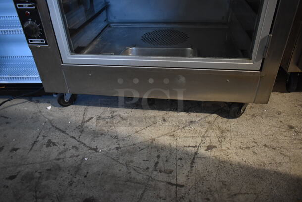 Nu Vu OP-2FM Stainless Steel Commercial Floor Style Electric Powered Oven Proofer on Commercial Casters. 120/208 Volts, 3 Phase.  - Image 4 of 9