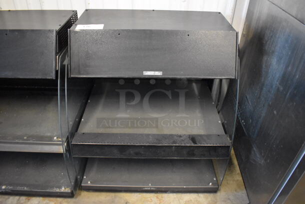 Metal Commercial Countertop Heated 2 Tier Display Case Merchandiser. 26x21x28.5. Cannot Test Due To Plug Style - Image 1 of 4