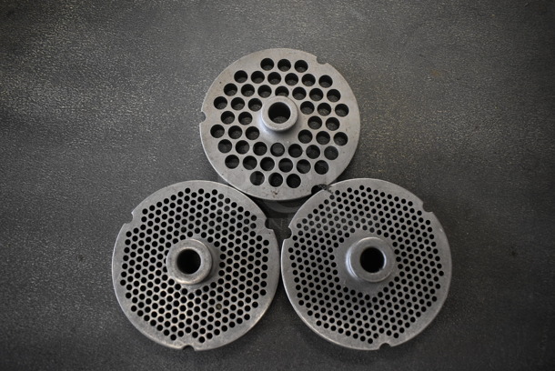 3 Metal Meat Grinder Plates. 4x4x1. 3 Times Your Bid! - Image 2 of 3