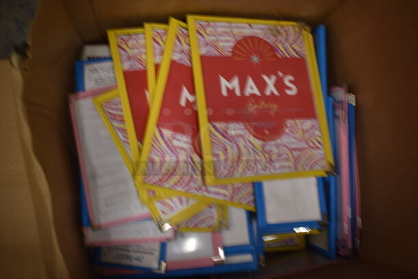 ALL ONE MONEY! Lot of Menu Covers, Alto Shaam Box AND MORE!  - Image 2 of 5