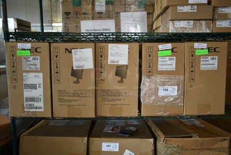 5 BRAND NEW IN BOX! NEC MultiSync EA 193Mi 19" Computer Monitors. 5 Times Your Bid! 