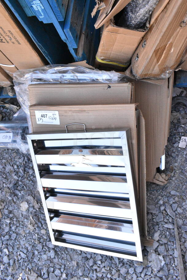 5 BRAND NEW SCRATCH AND DENT! 522HF2016 Steelton 16"(H) x 20"(W) x 2"(T) Stainless Steel Hood Filter. 5 Times Your Bid! May Be Missing Pieces.  - Image 2 of 7