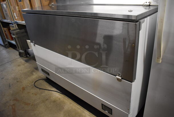 Continental MC5-S Stainless Steel Commercial Milk Cooler on Commercial Casters. 115 Volts, 1 Phase. 58x34x49. Tested and Working! - Image 6 of 6