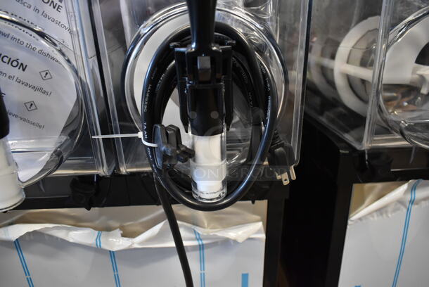BRAND NEW! 2021 SPM I-PRO 3 E Stainless Steel Commercial Countertop 3 Hopper Slushie Machine. 115 Volts, 1 Phase. Stock Pictures Used - Image 4 of 7