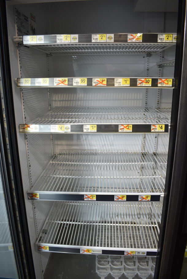 2015 True GDM-72-HC-LD Metal Commercial 3 Door Reach In Cooler Merchandiser w/ Poly Coated Racks on Commercial Casters. 115 Volts, 1 Phase. Tested and Working! - Image 5 of 6