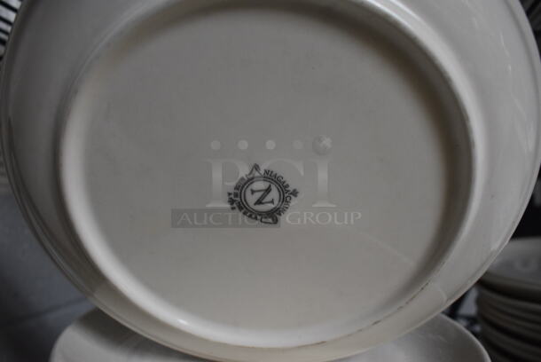 24 White Ceramic Plates. 9x9x1 24 Times Your Bid! - Image 4 of 4