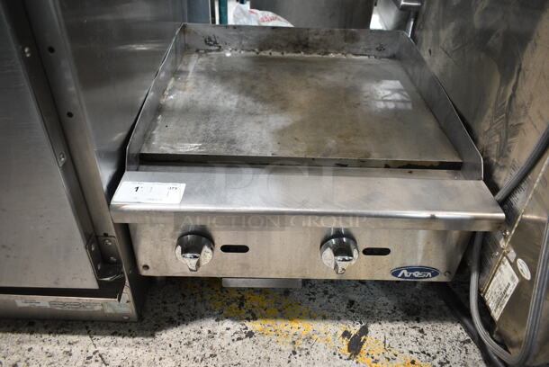 Atosa Stainless Steel Commercial Countertop Flat Top Griddle.  - Image 1 of 3