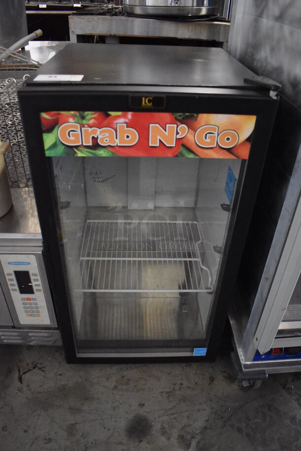 Fogel CC-7-BEV Metal Commercial Mini Cooler Merchandiser. 115 Volts, 1 Phase. Tested and Powers On But Does Not Get Cold - Image 1 of 6