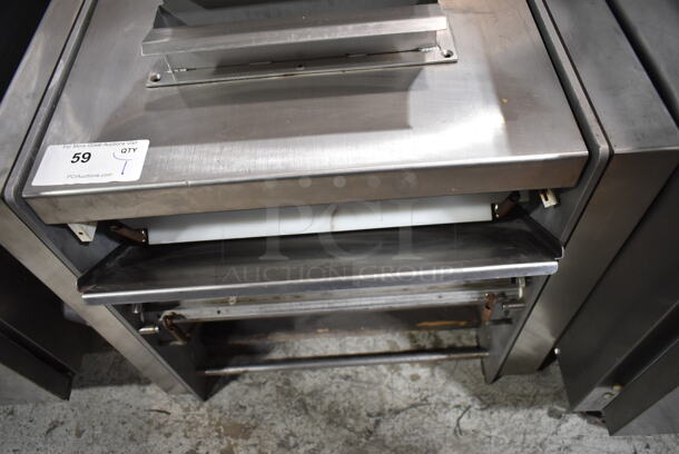 Seewer Rondo SPR53A Stainless Steel Commercial Countertop Dough Sheeter. Cannot Test Due To Cut Power Cord - Image 2 of 8
