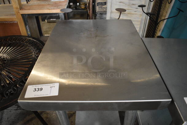 Regency Stainless Steel Commercial Table w/ Metal Under Shelf. 24x18x34 - Image 2 of 3